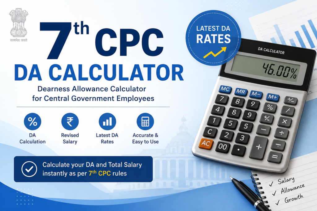 7th CPC DA Calculator
