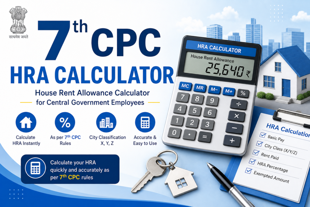 7th CPC HRA Calculator