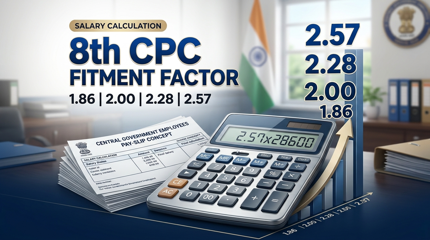 8th CPC Fitment Factor Calculation at 1.86, 2.00, 2.28 and 2.57