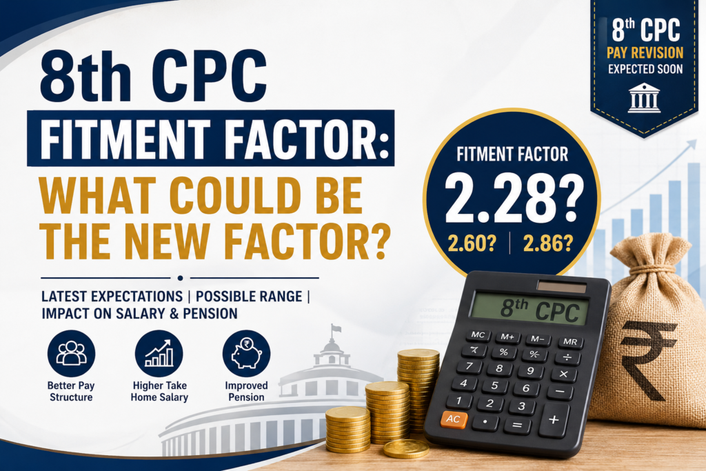 8th CPC fitment factor and revised basic pay calculation