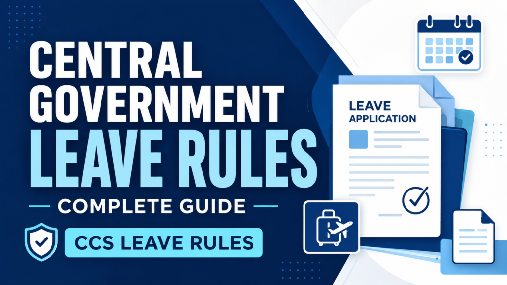 Central Government Leave Rules complete guide for employees