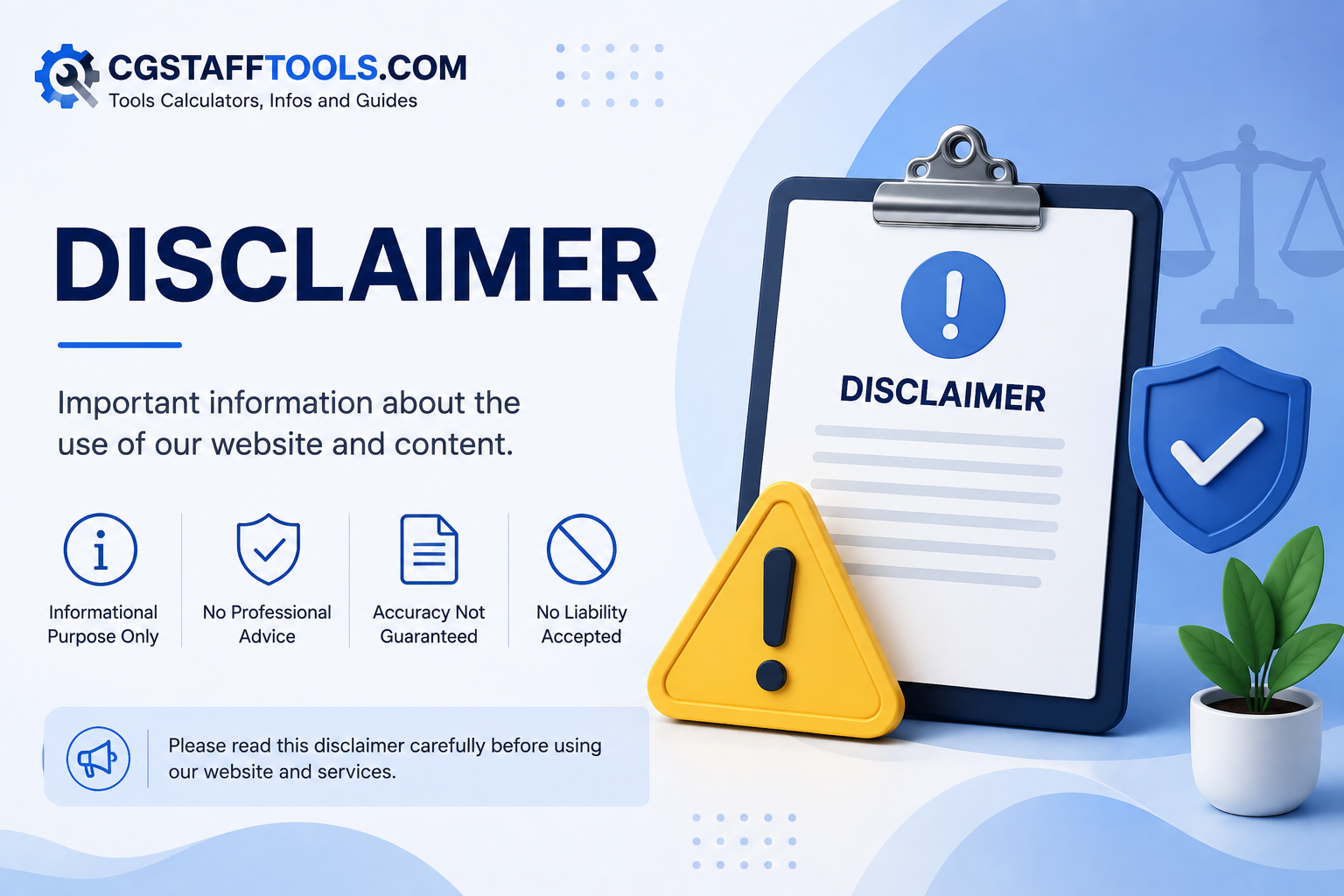 disclaimer