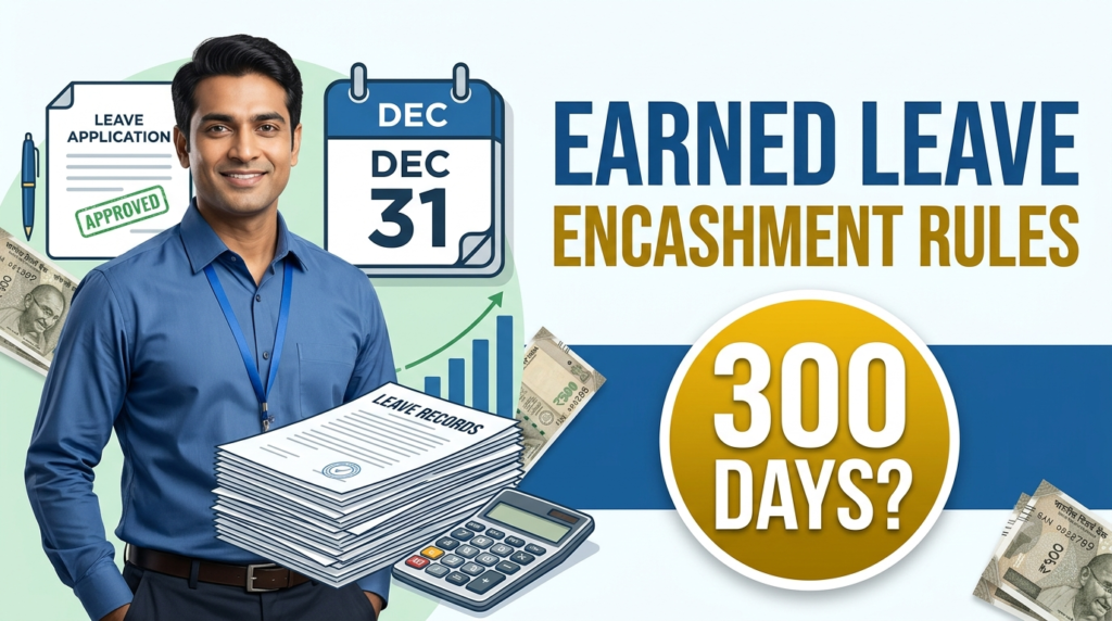 Earned Leave Encashment Rules 300-Day Limit, Calculation & Retirement Benefits Explained